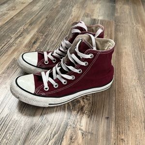 Maroon Converse